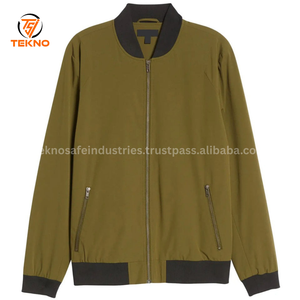 Chaqueta Bomber transpirable de nuevo estilo para hombre, el mejor diseño, venta al por mayor, chaqueta Bomber cómoda para hombre con tamaño de Color personalizado OEM - Product Image 5