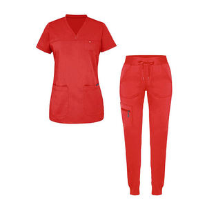 Uniformes Médicos Unisex de Manga Corta, Parte Superior + Pantalones Jogger, Conjuntos de Uniformes Médicos, Trajes Quirúrgicos para Hombre - Product Image 6