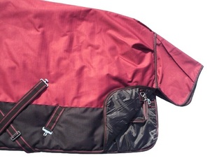 Bordeaux Ribstop Winter Paardenstaldekens Ademend Waterdicht Ruiteruitrusting Paardenspullen Dekens - Product Image 6