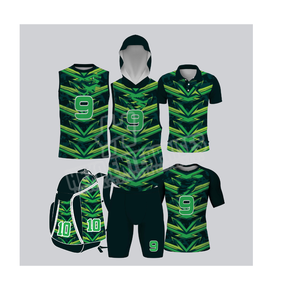 เสื้อฟุตบอลใส่สบายแห้งเร็ว7v7ปรับแต่งได้ชุดทีมคอมโบชุดคุณลักษณะระบายอากาศ - Product Image 3