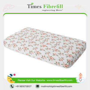 Sábanas de colchón para niños pequeños de algodón orgánico 100%, tamaño personalizado, patrón de animales florales Unisex, juego de sábanas bajeras planas a buen precio - Product Image 3