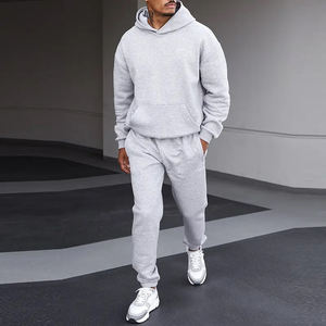 Conjunto Deportivo de Dos Piezas Unisex para Invierno, Corte Ajustado, Secado Rápido, Transpirable, Poliéster/Algodón, Color y Logotipo Personalizables, Tallas Grandes - Product Image 4