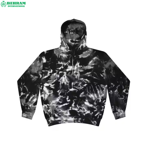 Sweat à capuche thermique unisexe personnalisé 100% coton molletonné/éponge française, hiver, écologique, haute qualité pour strass - Product Image 2