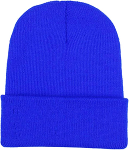 Wholesale Wool Blend Beanies and Winter <b>Hats</b> Dual Colors Top <b>Pom</b> High Quality Knit Plain Travel Unisex - Product Image 2