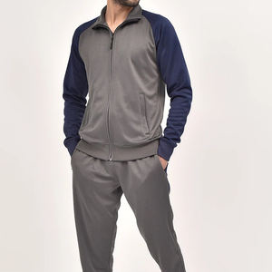 Veste de course personnalisée pantalon vêtements de sport activité de plein air survêtement coton polyester coupe ajustée ensemble de survêtement pour hommes - Product Image 5