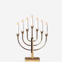 Nouveau candélabre vintage pour la maison de noël Bougeoir Nouveau design en métal votif à la main Décoration de mariage Menorah faite à la main