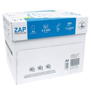 Papel de Copia ZAP A3 de Calidad Superior, 80g, Blanco, Envío a Granel, 500 Hojas/Resma - Product Image 4