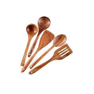 Juego de Cubiertos Decorativos para Mesa, Juego de Cubiertos de Madera, Juego de Cucharas de Madera de Tendencia para Cocina - Product Image 6