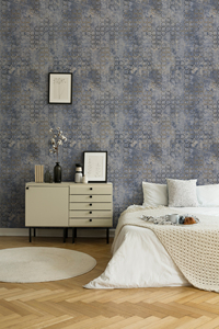 Modern Germany Wallpaper Rolls Black Metallic Non Woven <b>Vinyl</b> Highly Wash-Resistant Light Resistant Bathroom - Product Image 4