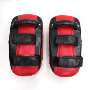 Plaques de frappe incurvées personnalisées en cuir PU, applicables en extérieur, boucliers de frappe pour Muay Thai, MMA, Kickboxing, arts martiaux - Product Image 2
