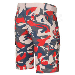 กางเกงขาสั้นลายพรางพิมพ์ลายใหม่สำหรับผู้ชายปี 2025 กางเกงขาสั้นย้อมสีแบบผูกเชือก กางเกงจ็อกเกอร์ผ้าฝ้ายเฟรนช์เทอร์รี่แบบกำหนดเอง กางเกงขาสั้นฟอกสี - Product Image 5