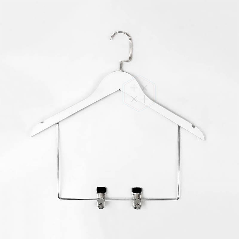 white 45 CM mens  pant clothes hanger