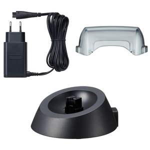 Afeitadora Eléctrica Recargable Minimalista Negra para Hombre, con Doble Cuchilla, Resistente al Agua IPX7, Lavable, con Idioma de Funcionamiento Alemán - Product Image 6