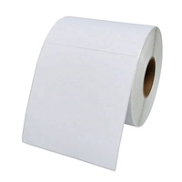 Rouleau de papier adhésif thermique personnalisé pour étiquettes d'expédition, blanc, transfert de codes-barres, pour l'épicerie et les supermarchés, directement de l'usine