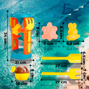 Set di Giocattoli da Spiaggia con Torre di Sabbia per Bambini - Product Image 4