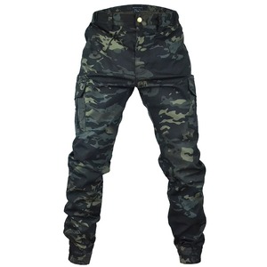 Hombres Streetwear Tacticall Camuflaje Joggers Transpirable Algodón Ripstop Cargo Pantalones Al Aire Libre Senderismo Trabajo Cómodo Seguridad - Product Image 4