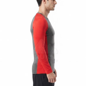 Fast Moving <b>Men</b> Compression <b>Shirt</b> Long Sleeve Athletic Wear Quick Dry <b>Stretch</b> Eco-Friendly Spandex/Polyester Sportswear Workout - Product Image 4