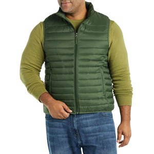 Gilet matelassé sans manches OEM, veste gonflée, logo personnalisé, couleur personnalisée, polyester, gilets de haute qualité, gilet matelassé chaud pour l'hiver pour hommes - Product Image 5