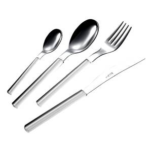 You&Me SKY Bianco YM24SK 19 Eme Set Juego de Cuchillos de Acero Inoxidable de 24 Piezas para Mesa, Blanco y Elegante - Product Image 1