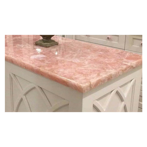 Azulejos de mármol rosa-Losas de piedra personalizables para Aplicaciones de cocina, suelo, encimera y baño - Product Image 6