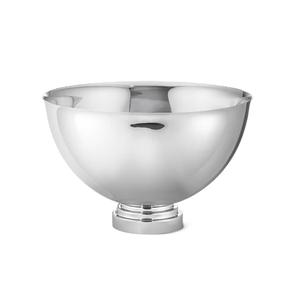 Belle coupelle à champagne ronde en métal avec base, finition argentée, pour le stockage de vin et de cocktails, pour les bars à domicile et les hôtels - Product Image 4