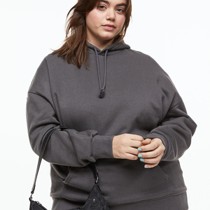 Vêtements de sport élégants Vêtements de sport Gym Fitness Designer Split Ribbing Hem Blank Pull Over - Product Image 2