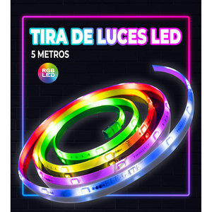 ไฟแถบ LED RGB 5050 แผงแผ่นยืดหยุ่นเปลี่ยนสีได้สำหรับตกแต่ง ความยาว 5 เมตร - Product Image 4
