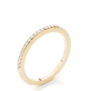 Florol étoile 14Kt jaune blanc or Rose 4 grammes solide trilogie classique bague en diamant pour femme fiançailles mariage bijoux fins - Product Image 6