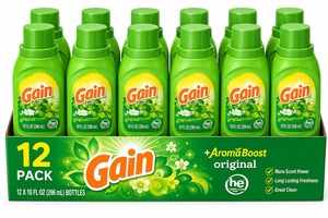 Détergent à lessive liquide Gain Original HE avec Aroma Boost, parfum original, 10 fl oz, lot de 12 - Product Image 3