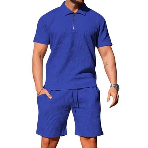 T-<b>Shirt</b> Streetwear Hight Quality Manufacturer Tracksuit Men Two Piece Short Sets Street Wear Men Summer <b>Polo</b> T <b>Shirt</b> set - Product Image 3