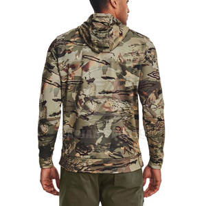 Sudadera con capucha de camuflaje básica para exteriores para hombre con bolsillo frontal y capucha con cordón Sudadera con capucha elegante con estampado de camuflaje - Product Image 4