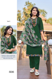 Heavy Roman Silk with Embroidery & Hand Work and Organza <b>Corset</b> with Digital Print Dupatta - Product Image 2