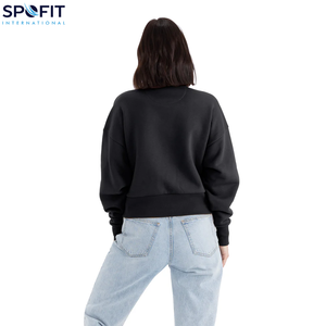 Nuevo estilo, sudadera Premium, sudadera para mujer, estampado de letras, etiqueta privada suelta, venta al por mayor, ropa informal, sudaderas recortadas - Product Image 2