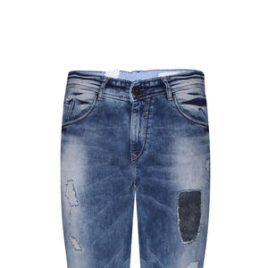 Diseño personalizado Streetwear Denim Jeans para hombres Nuevo estilo de moda Personalizado Tallas grandes Color sólido Hombres Denim Jeans - Product Image 3