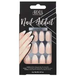 Set di Unghie Artificiali Riutilizzabili Premium Nail Addict con Motivo Quadrato Sfumato Ombré, Colla Inclusa per Applicazione sulle Dita - Product Image 4