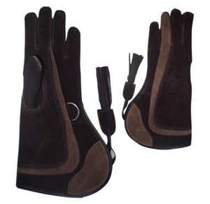 Gants de fauconnerie en cuir pur de qualité supérieure pour Eagle et Home Pets Trainer Logo personnalisé Produit de qualité - Product Image 1