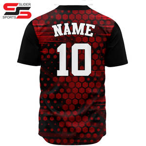 Nouveau design d'uniforme de baseball à fines rayures personnalisé maillot de baseball avec logo personnalisé maillot de baseball personnalisé pour hommes - Product Image 2