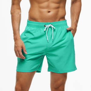 กางเกงคาร์โก้ขาสั้นผ้าฝ้ายระบายอากาศมีหลายกระเป๋าสำหรับผู้ชายกางเกงเอวยางยืดปานกลางสำหรับกิจกรรมกลางแจ้งมาใหม่ฤดูร้อน - Product Image 1