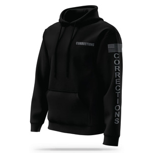 Vêtements actifs de bonne qualité CORRECTIONS Sweat à capuche de performance pour hommes Activités de plein air Pullover Hoodies & Sweatshirts avec logo personnalisé - Product Image 3