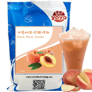 Bebida en polvo con sabor a fruta de melocotón, producto de Taiwán