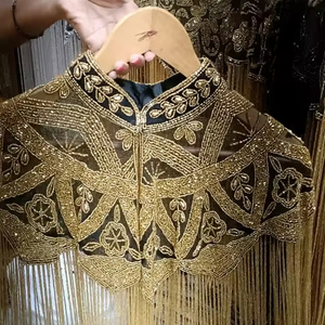 เสื้อผ้าแบบตรงปักเลื่อมเลื่อมทรงโค้งที่สวยงามสำหรับงานเทศกาลในโอกาสต่างๆของสโมสร - Product Image 1