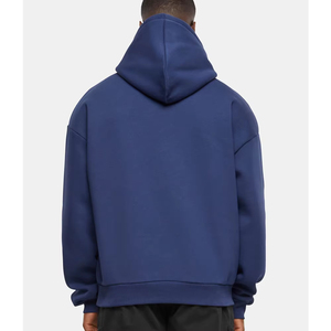 Custom Vintage Faded Hoodies Acid Wash Pullover Mens Distressed Oversized Cotton Fleece Drop Shoulder Boxy Fit Hoodie - Product Image 3