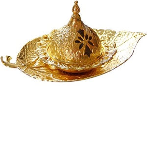Hot Selling Product Metal <b>Incense</b> <b>Holder</b> Gold Finished With Five Stock <b>Stick</b> Fragrance Ashes Catcher Burner <b>for</b> Home Office - Product Image 4