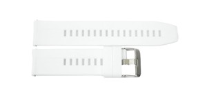 Bracelet de montre sport unisexe JD467, respirant, léger, résistant à l'eau, en silicone blanc, boucle en acier inoxydable 20-22 mm, 27 cm - Product Image 3