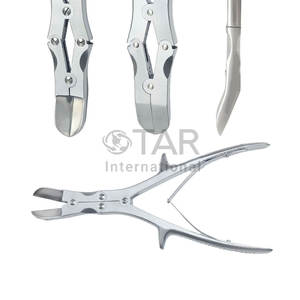STILLE-Liston Cortadores de hueso curvo 10,5 "Instrumentos médicos ortopédicos Procedimientos quirúrgicos de corte Precio al por mayor Proveedor a granel - Product Image 4