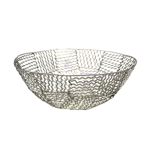 Handmade Bulk Round Shape Metal Iron <b>Silver</b> <b>Wire</b> Kitchen & Table Top Bowl Gold Color Serving Bowl and Decorative Bowl - Product Image 5