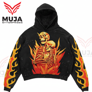 Sudadera con Capucha de Moda Urbana para Hombre, Sudadera Gráfica Extra Grande - Product Image 1