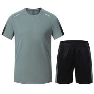 T-shirts personnalisés avec logo pour hommes, shorts d'été pour deux gymnases, ensemble de survêtements, ensemble unisexe, 100% coton, séchage rapide dans la rue - Product Image 2