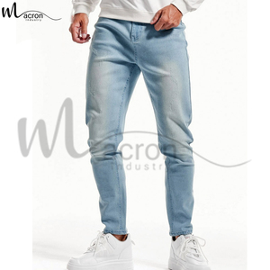 กางเกงผ้ายีนส์ยืดเข้ารูปเนื้อตรงระบายอากาศได้ดีขนาดกลาง - Product Image 6