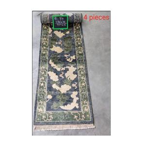 100% Wool Hand Knotted Modern Persian Design Carpet <b>Runner</b> Soft Luxury Texture Cut Pile Non-Slip 10mm Thickness Eco-friendly - Product Image 2